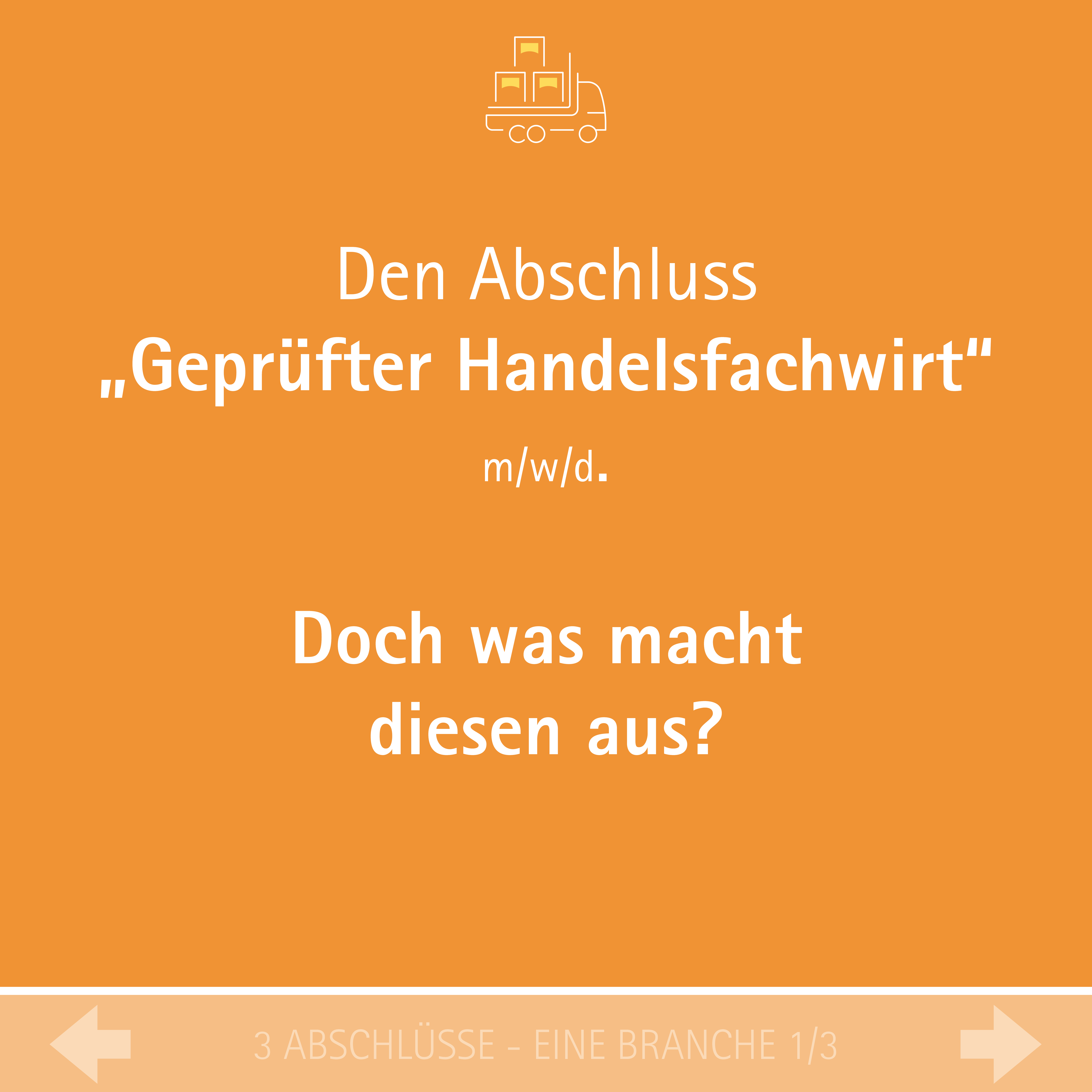 Steckbrief Handelsfachwirt
