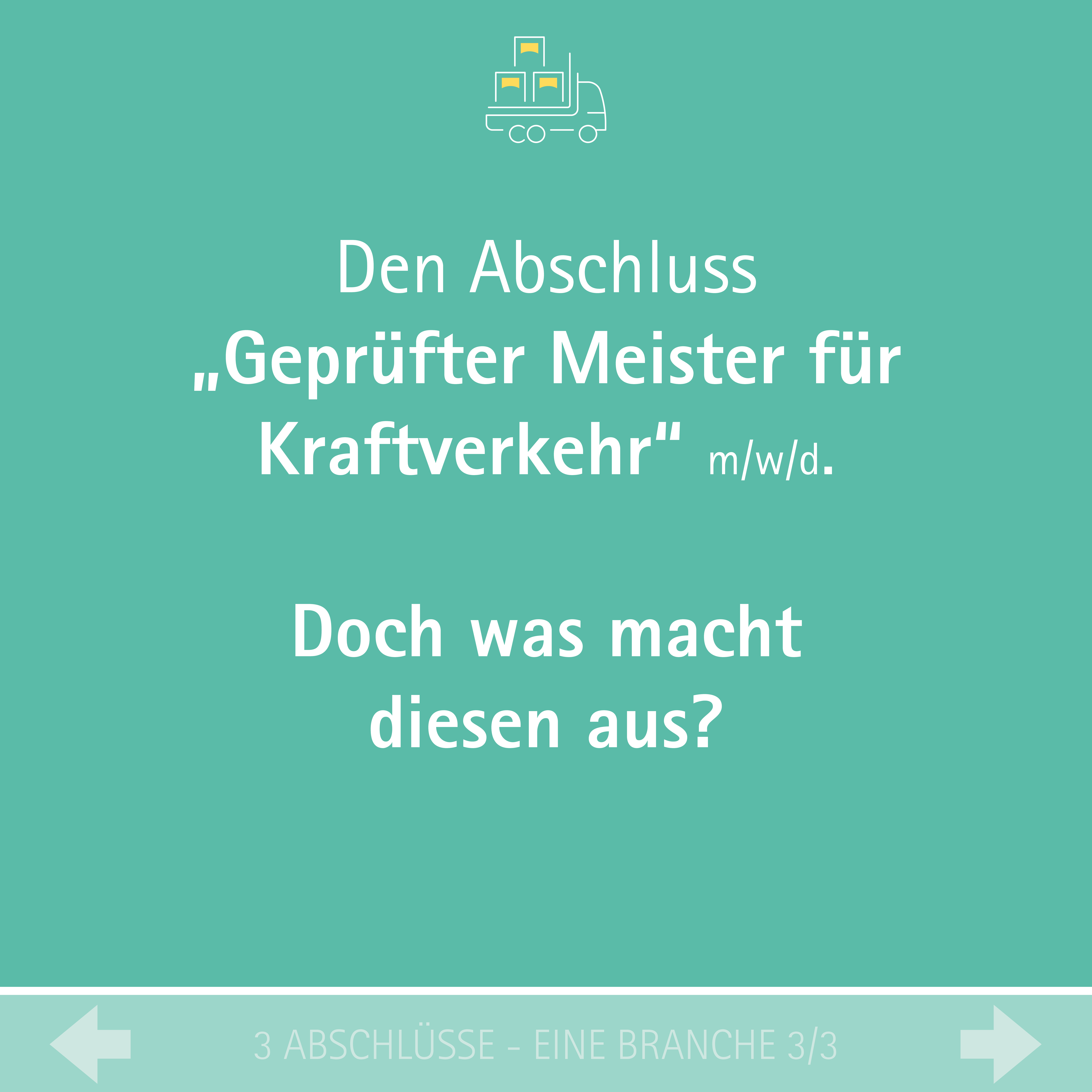 Steckbrief Meister Kraftverkehr