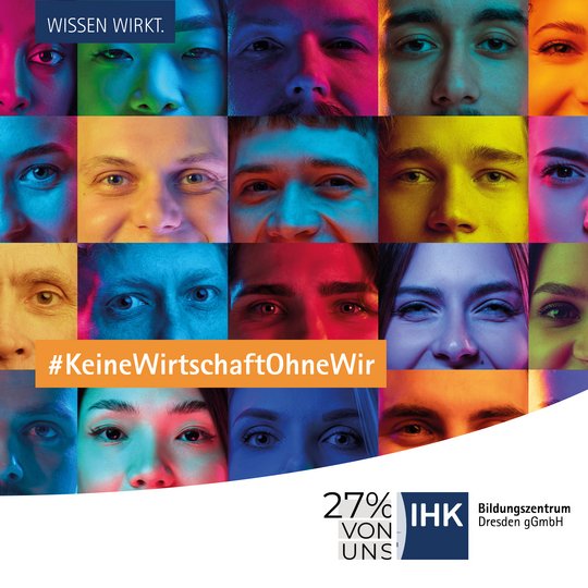viele bunte gesichter