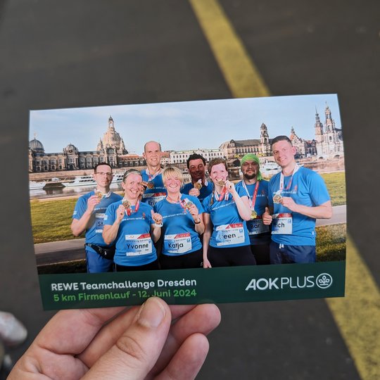 Gruppenfoto REWE Team Challenge