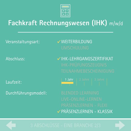 Steckbrief Fachkraft Rechnungswesen