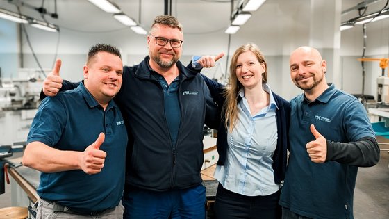 Gruppenfoto von Mitarbeitern