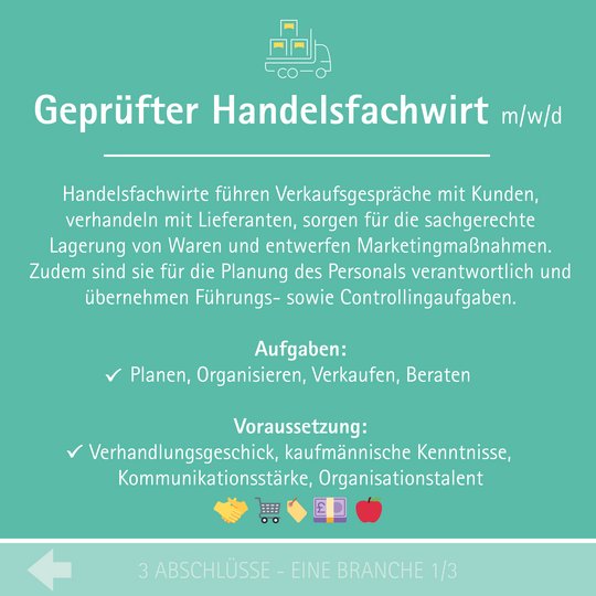 Steckbrief Handelsfachwirt