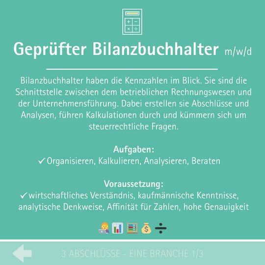 Steckbrief Bilanzbuchhalter