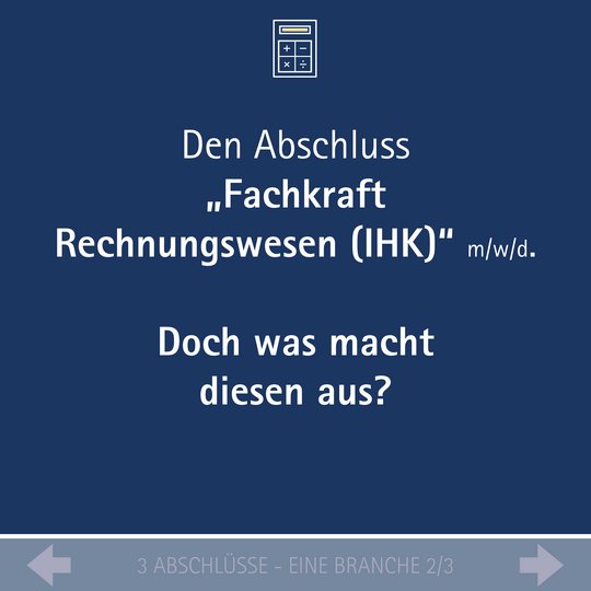 Steckbrief Fachkraft Rechnungswesen